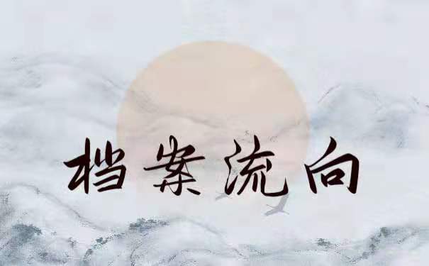 档案流向