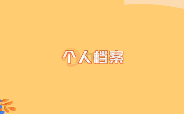 个人档案